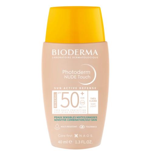 Биодерма Cолнцезащитный флюид с тоном SPF 50+ (очень светлый оттенок), 40 мл (Bioderma, Photoderm)