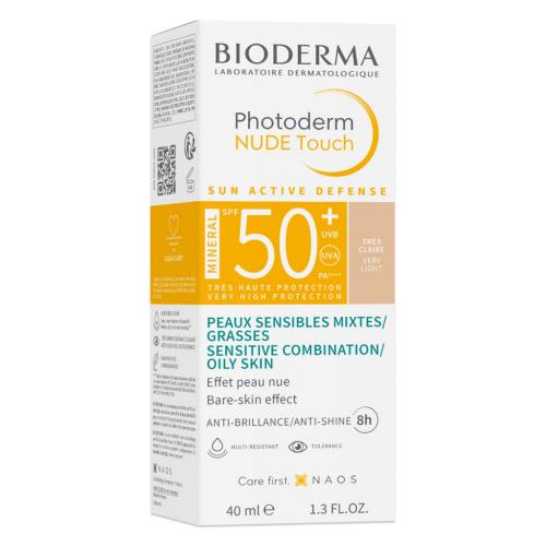 Биодерма Cолнцезащитный флюид с тоном SPF 50+ (очень светлый оттенок), 40 мл (Bioderma, Photoderm), фото-2