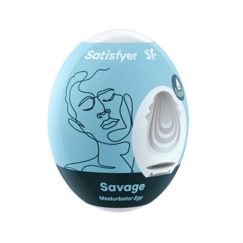 Сатисфаер Мини-мастурбатор Egg Single Savage (Satisfyer, ), фото-3