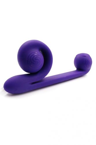 Снейл Вибромассажер для двойной стимуляции Vibe, фиолетовый (Snail, )