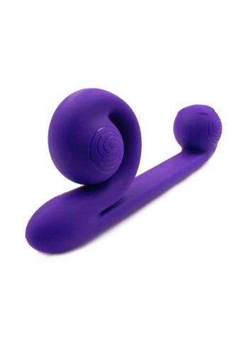Снейл Вибромассажер для двойной стимуляции Vibe, фиолетовый (Snail, ), фото-3
