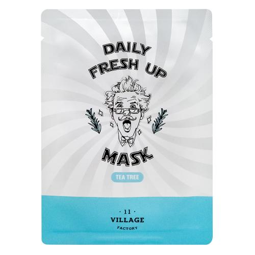 Вилич 11 Фактори Успокаивающая тканевая маска с экстрактом чайного дерева, 20 г (Village 11 Factory, Daily Fresh)