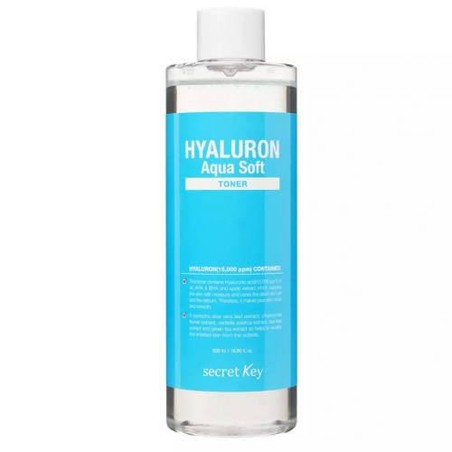 Сикрет Ки Тонер для лица с гиалуроновой кислотой, 500 мл (Secret Key, Hyaluron Aqua Soft)