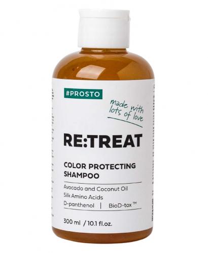 Просто Косметикс Шампунь для окрашенных волос Re:Treat, 300 мл (Prosto  Cosmetics, Волосы)