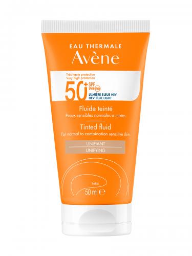 Авен Солнцезащитный тонирующий флюид SPF 50+, 50 мл  (Avene, Suncare)