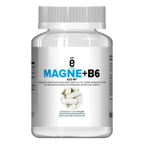 Комплекс &quot;Magne+B6&quot;, 60 твердых капсул (ё|батон, )