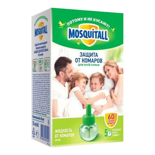 Жидкость &quot;Защита от комаров для всей семьи 60 ночей&quot;, 30 мл ()