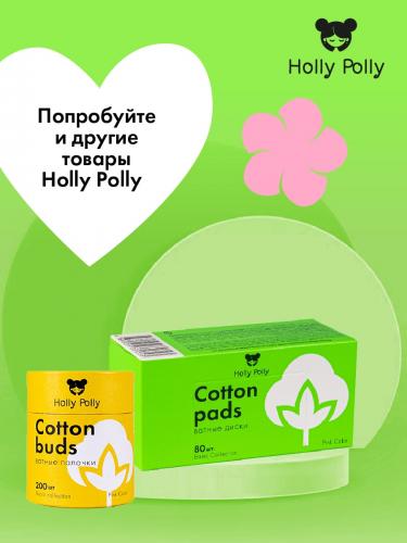 Холли Полли Косметические ватные диски розовые, 80 шт (Holly Polly, Cotton Pads & Buds), фото-7