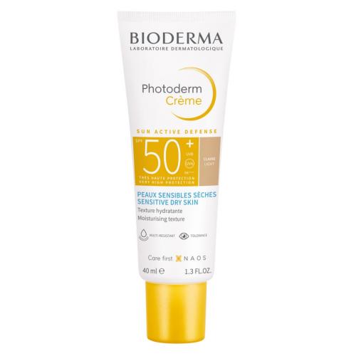 Биодерма Солнцезащитный тональный крем SPF 50+, светлый оттенок, 40 мл (Bioderma, Photoderm)