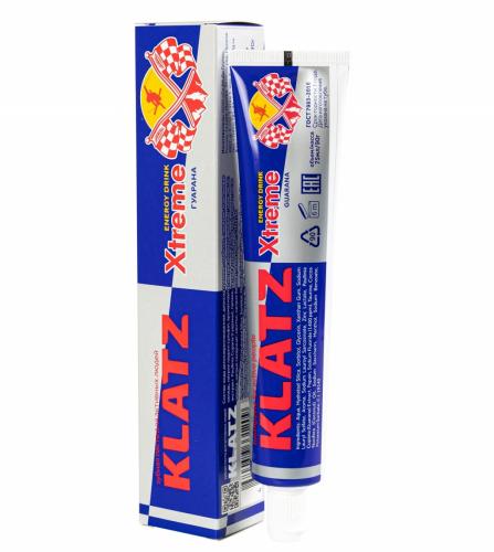 Клатц Зубная паста для активных людей «Гуарана», 75 мл (Klatz, Xtreme Energy Drink)