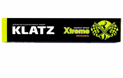 Клатц Зубная паста для активных людей «Женьшень», 75 мл (Klatz, Xtreme Energy Drink), фото-5