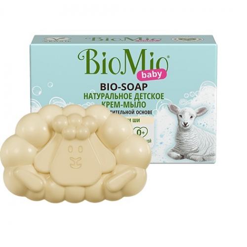 БиоМио Натуральное детское крем-мыло с маслом ши, 90 г (BioMio, Мыло)
