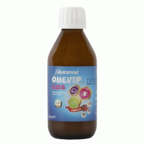 Авиценна Комплекс OmeVip Kids со вкусом манго и ванили, 150 мл (Avicenna, Омега-3)