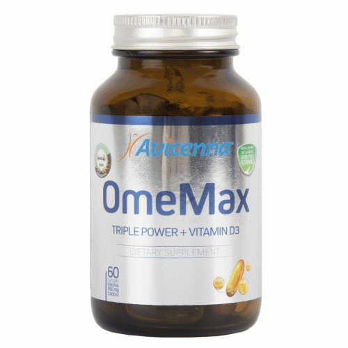 Авиценна Комплекс OmeMax с витамином D3, 60 капсул (Avicenna, Омега-3)