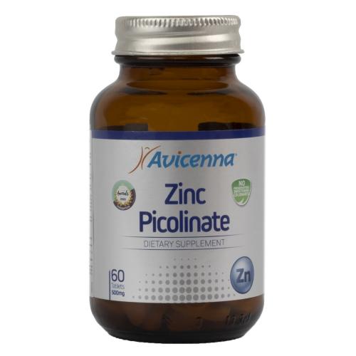 Авиценна Пиколинат цинка 25 мг, 60 таблеток (Avicenna, Витамины и минералы)