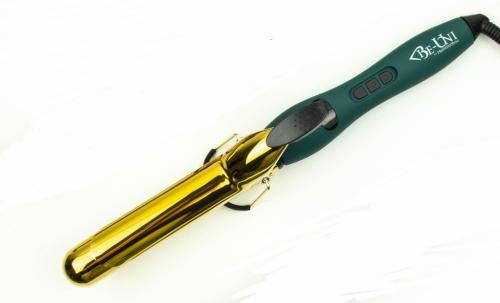 Би-Юни Плойка для завивки волос с золотым зеркальным титановым покрытием, диаметр 32 мм (Be-Uni, Titan Gold Collection)