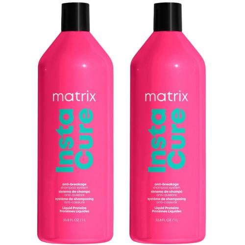 Матрикс Профессиональный шампунь Instacure для восстановления волос с жидким протеином, 1000 мл х 2 шт (Matrix, Total Results, Instacure)