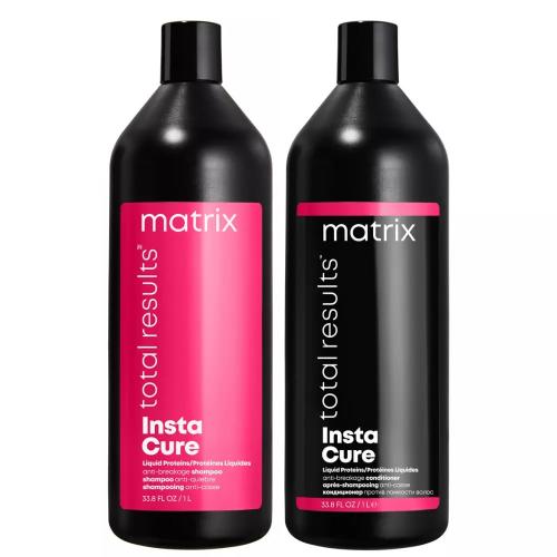Матрикс Набор против ломкости и пористости волос Total results Instacure (шампунь 1000 мл + кондиционер 1000 мл) (Matrix, Total Results, Instacure)