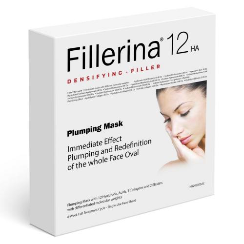 Филлерина Тканевая маска для лица  Plumping Mask, 4 шт (Fillerina, 12 HA Densifying-Filler)