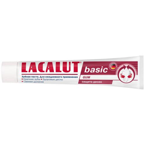 Лакалют Зубная паста Basic Gum для защиты десен, 75 мл (Lacalut, Зубные пасты), фото-3