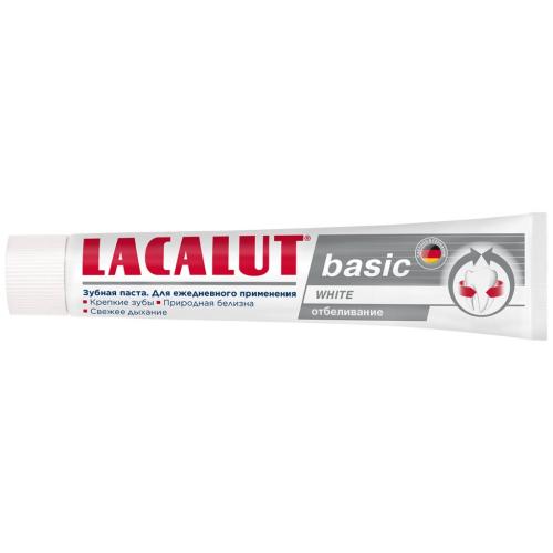 Лакалют Отбеливающая зубная паста Basic White, 75 мл (Lacalut, Зубные пасты), фото-3
