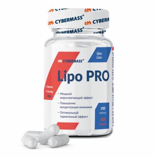 КиберМасс Пищевая добавка Lipo Pro, 100 капсул (CyberMass, Slim Line)