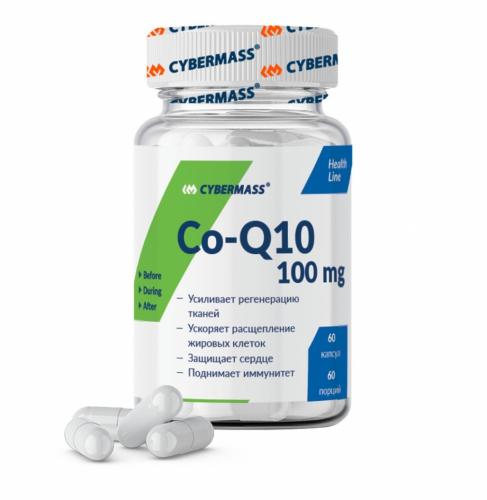 КиберМасс Пищевая добавка Coenzyme Q10, 60 капсул (CyberMass, Health line)