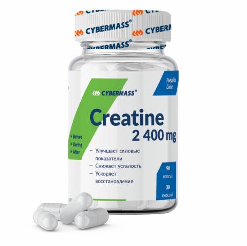 КиберМасс Пищевая добавка Creatine 2400 мг, 90 капсул (CyberMass, Health line)