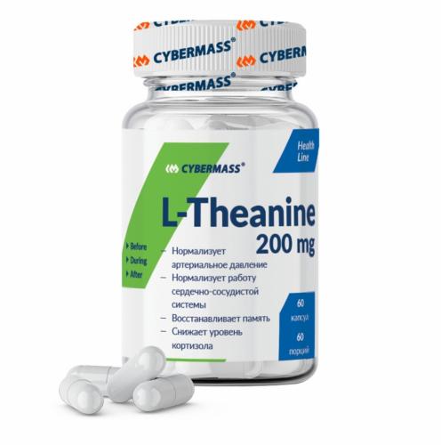 Пищевая добавка Theanine 200 мг, 60 капсул (Health line)