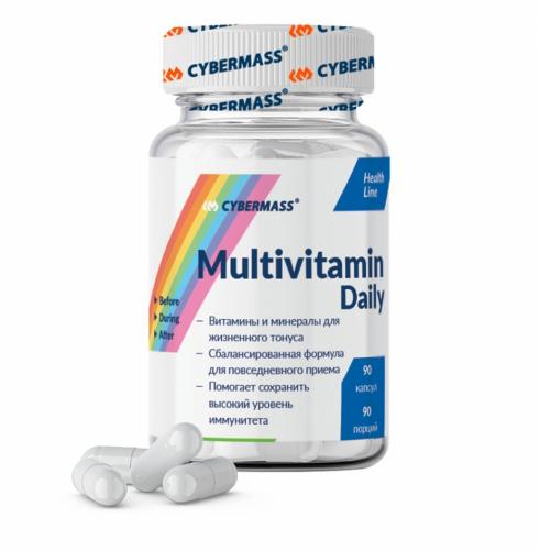КиберМасс Витаминно-минеральный комплекс Multivitamin Daily, 90 капсул (CyberMass, Health line)