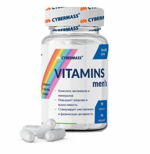 КиберМасс Витаминно-минеральный комплекс для мужчин, 90 капсул (CyberMass, Health line)