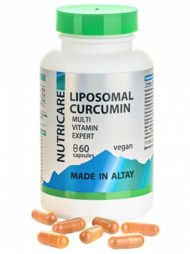 Мультивитаминный комплекс &quot;Липосомальный куркумин&quot;, 60 капсул (Nutricare Liposomal Curcumin)