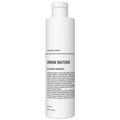 Урбан Натур Балансирующий шампунь для жирной кожи головы и волос, 250 мл (Urban Nature, Детокс)