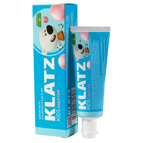 Клатц Детская зубная паста &quot;Бабл Гам&quot;, 40 мл (Klatz, Ми-ми-мишки)