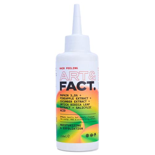Арт&Факт Энзимный пилинг для кожи головы Papain 3,5% + Pineapple Extract + Cucumber Extract, 150 мл (Art&Fact, Отшелушивание)