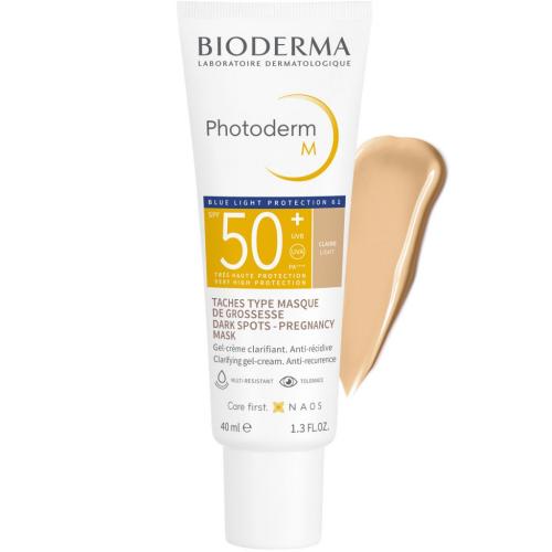 Биодерма Солнцезащитный крем-гель M SPF 50+, светлый оттенок, 40 мл (Bioderma, Photoderm), фото-2
