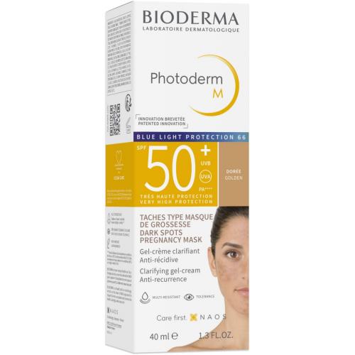 Биодерма Солнцезащитный крем-гель M SPF 50+, темный оттенок, 40 мл (Bioderma, Photoderm), фото-3