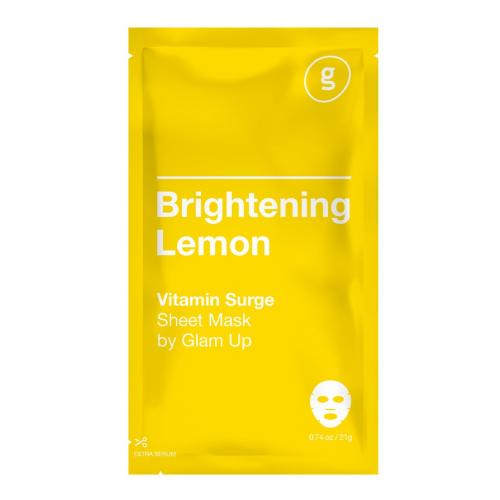 Глам Ап Витаминная тканевая маска с экстрактом лимона, 21 г (Glam Up, )