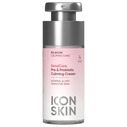 Айкон Скин Успокаивающий крем с комплексом пре- и пробиотиков SensiCare, 30 мл (Icon Skin, Re:Biom)