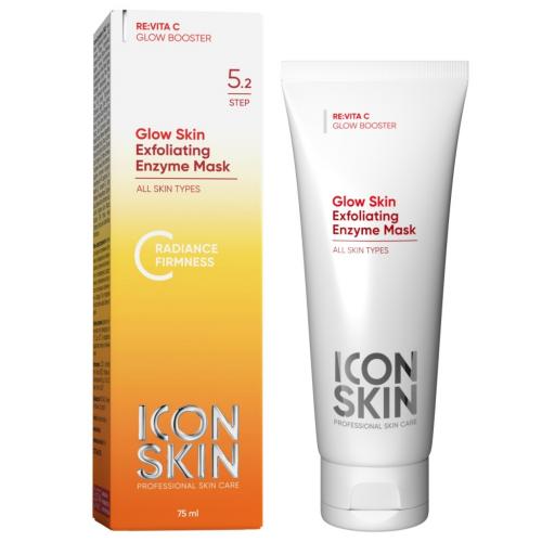 Айкон Скин Энзимная очищающая маска-гоммаж Glow Skin, 75 мл (Icon Skin, Re:Vita C)