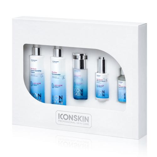 Айкон Скин Набор &quot;Обновление&quot; для проблемной кожи, 5 средств (Icon Skin, Re:Program)