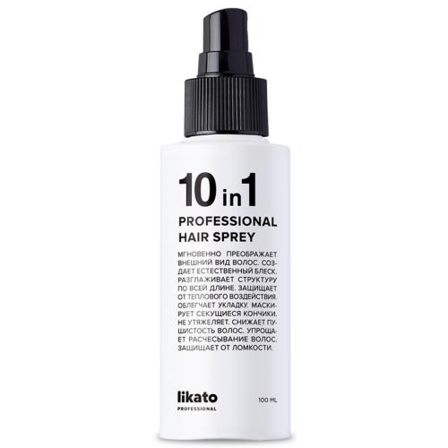 Ликато Профешенл Профессиональный спрей для мгновенного восстановления волос 10-в-1, 100 мл (Likato Professional, Hair)