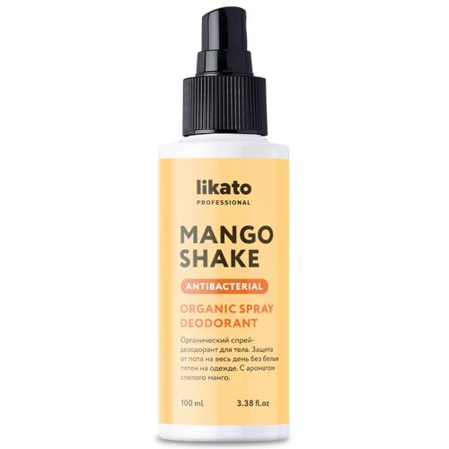 Ликато Профешенл Органический спрей-дезодорант для тела Mango Shake, 100 мл (Likato Professional, Body)