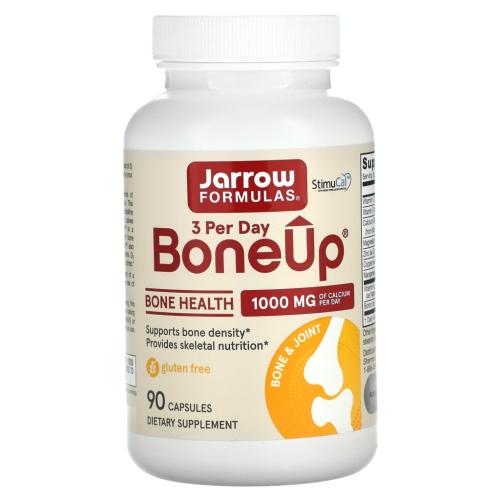 Джарроу Комплекс BoneUp 3 per day, 90 капсул (Jarrow, Здоровье костей и суставов)
