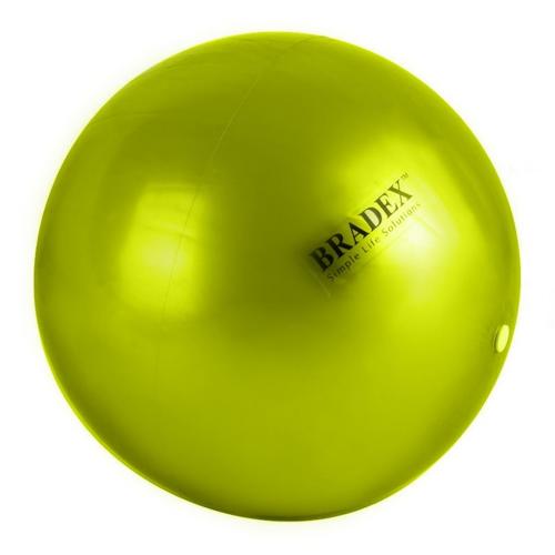 Брадекс Мяч для фитнеса, йоги и пилатеса &quot;Фитбол&quot;, салатовый, диаметр 25 см (Bradex, )