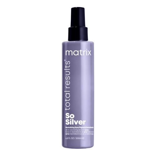 Матрикс Мультифункциональный спрей So Silver 10 в 1 для холодного светлого блонда, 200 мл (Matrix, Total results, So Silver)