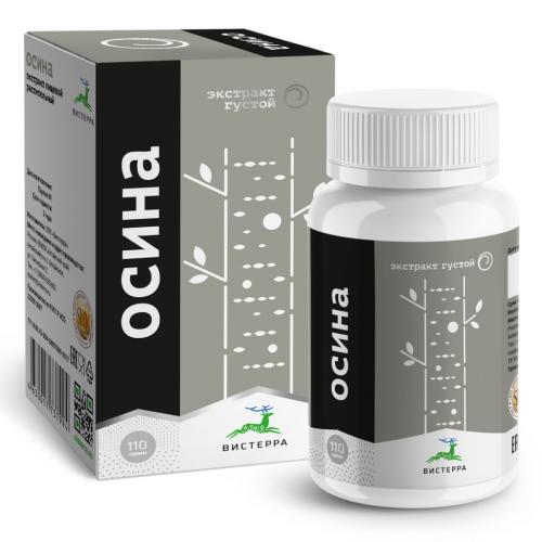 Густой экстракт коры осины, 95 мл/110 г (Вистерра, Оздоровительная продукция)