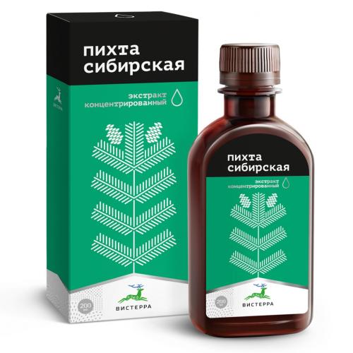 Жидкий экстракт пихты сибирской, 200 мл (Вистерра, Оздоровительная продукция)