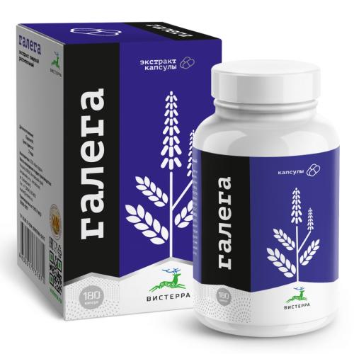 Экстракт галеги, 180 капсул (Оздоровительная продукция)