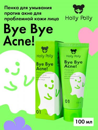 Холли Полли Пенка для умывания лица против акне и воспалений, 100 мл (Holly Polly, Bye Bye Acne!), фото-2